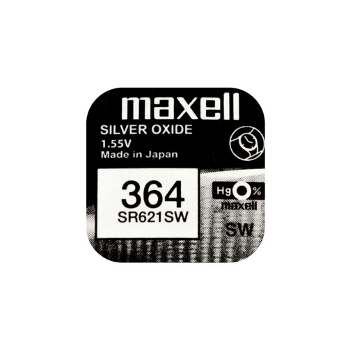 Batteria ossido argento MAXELL 1pc. Blister SR621SW