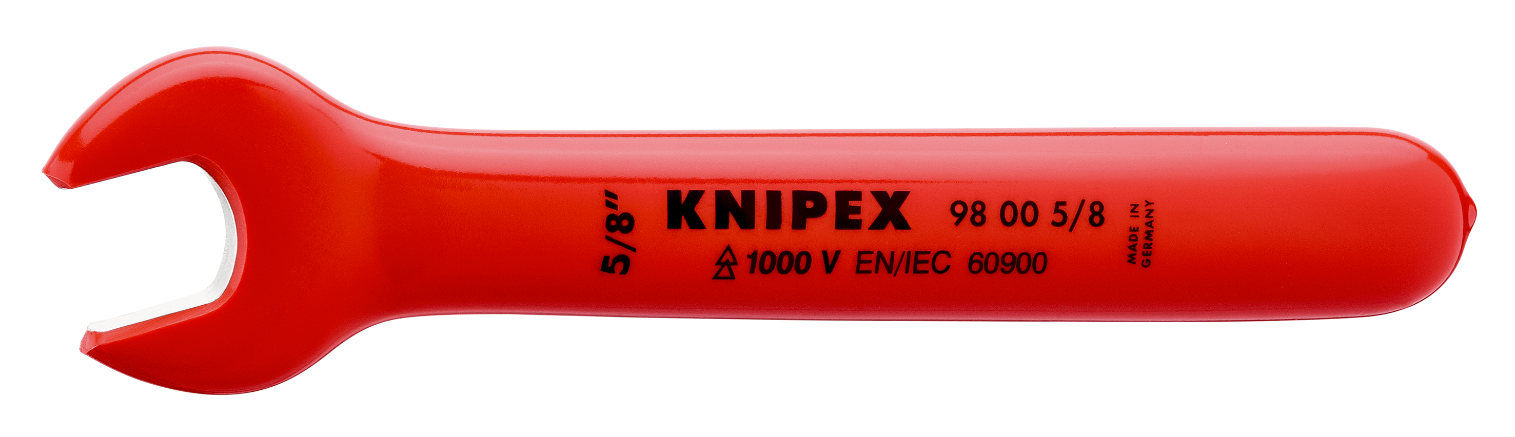 Chiave a forchetta semplice 98 00 5/8", isolamento a 1000V