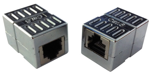 Accoppiatore schermato per cavi cat6
