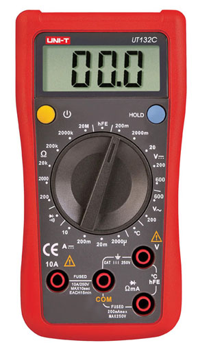 Multimetro Digitale UNI-T tascabile manuale con temperatura UT-132C