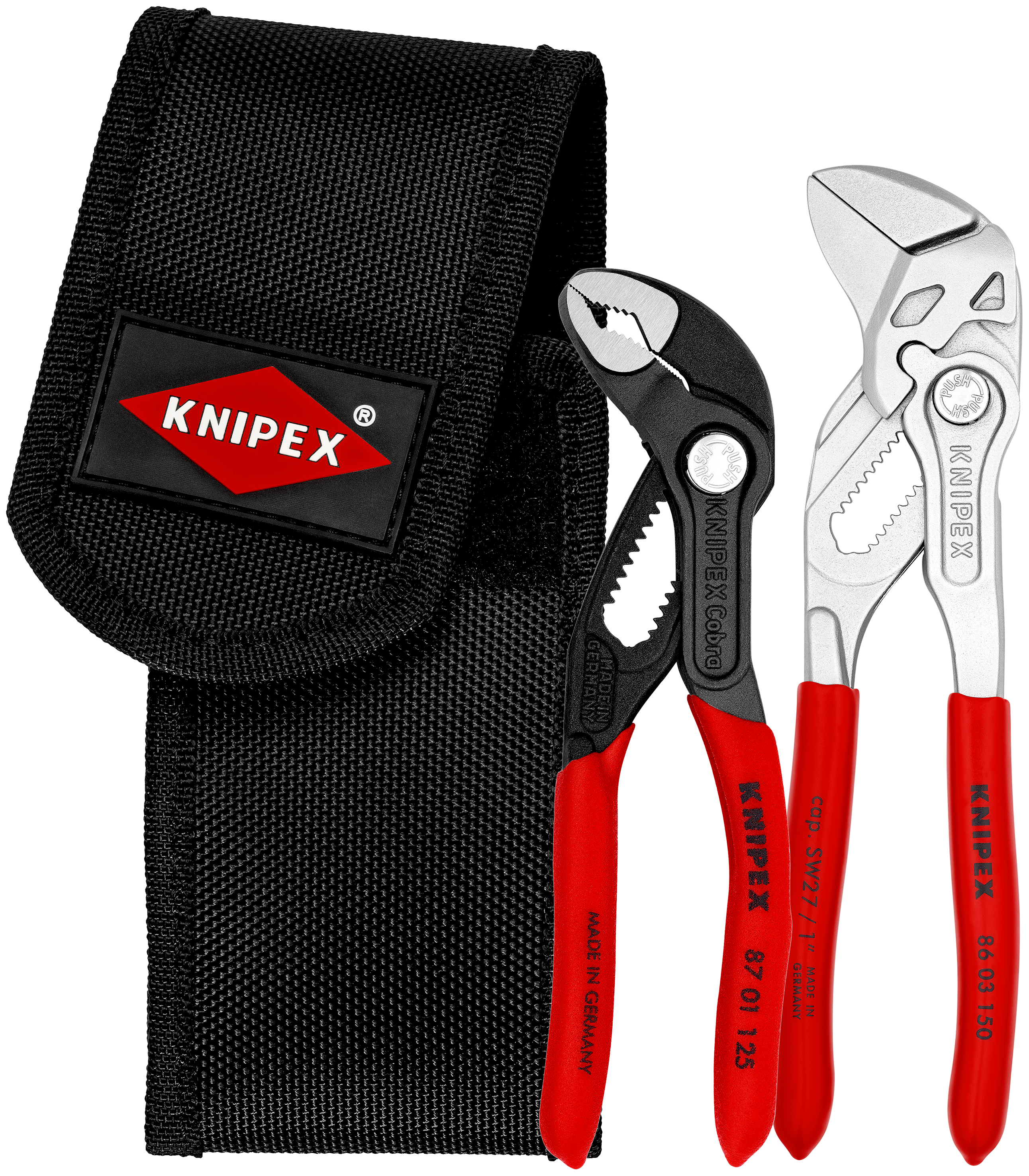 KNIPEX-Mini in astuccio di nylon 2 pezzi 00 20 72 V01