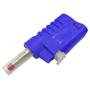 Spina Banana Professionale Di Sicurezza Ø4mm Blu BA/444B-C