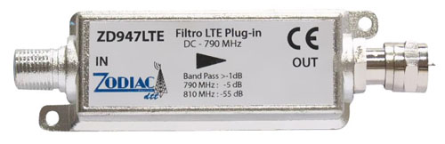 ZD81947LE - Filtro LTE di linea, connettori Tipo F spina / presa