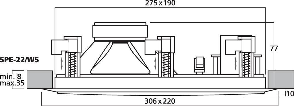 SPE-22/WS - Altoparlante
