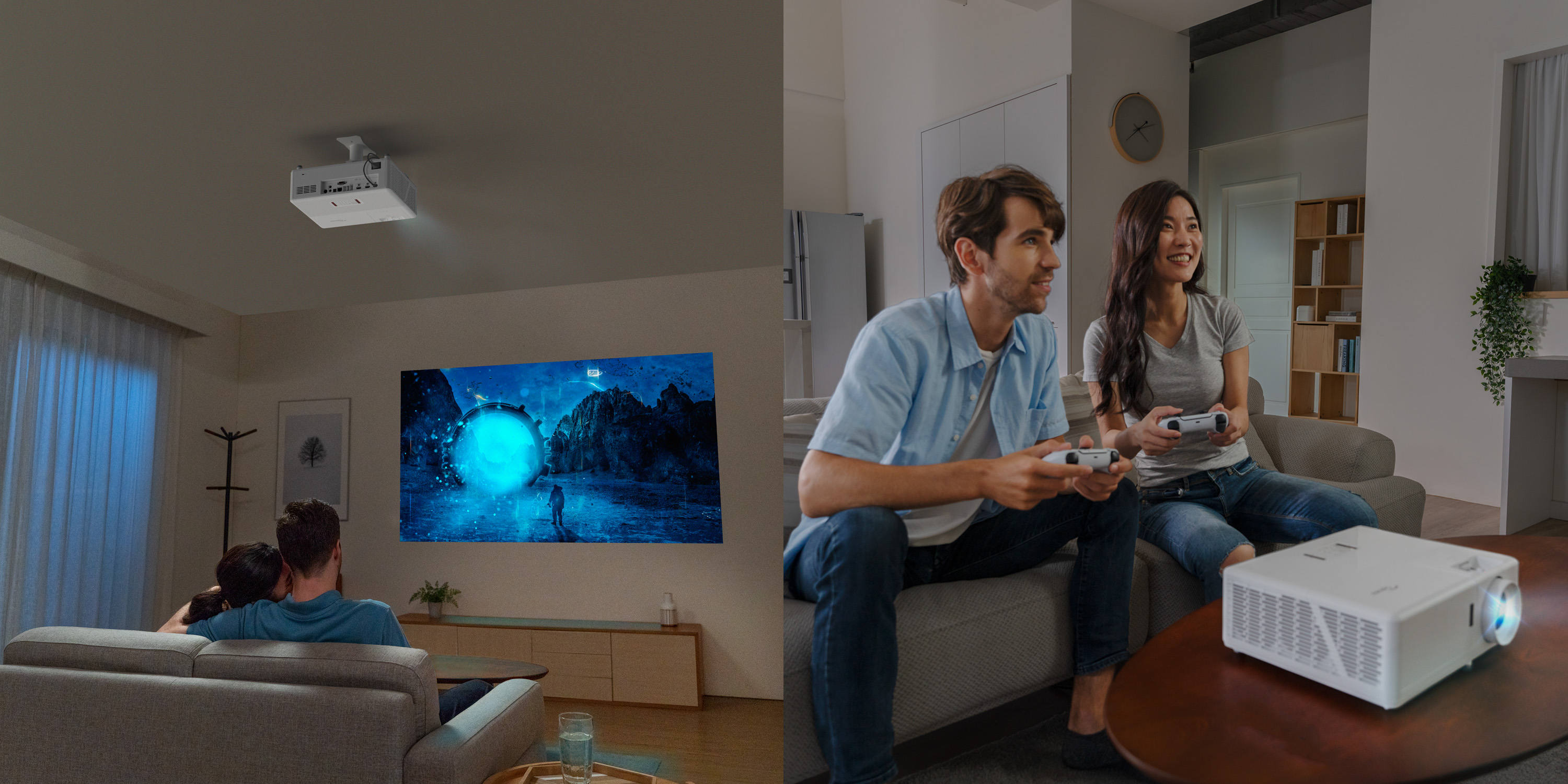Videoproiettore laser 4K UHD 3800 ANSI lumen, Mod. UHZ45