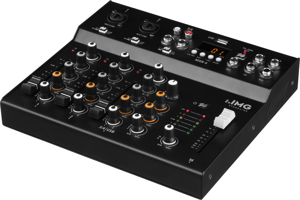 MXR-4 - Mixer Audio a 4 Canali