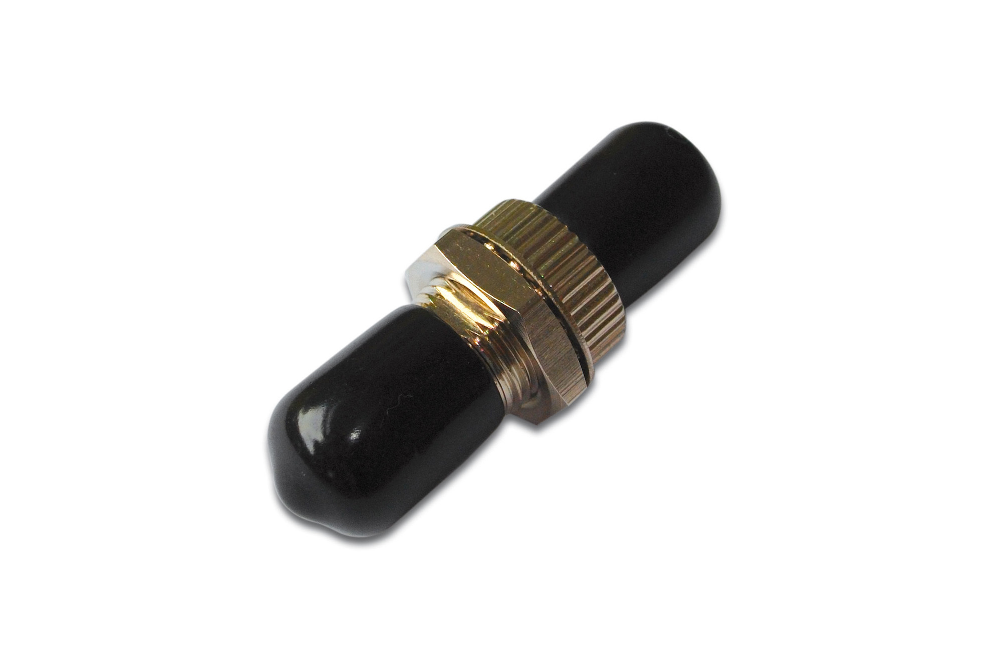 Digitus DN-96002-1 FO coupler, simplex, ST to ST, MM ceramic sleeve, metal housing, nero dust caps