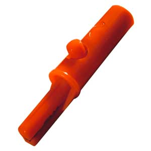 Coccodrilli Isolata 53mm Con Foro Rosso COC/AK/10R-C