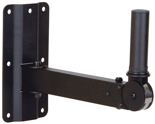 Supporto a muro per diffusori con foro da 35mm. portata 50kg. WSS-08