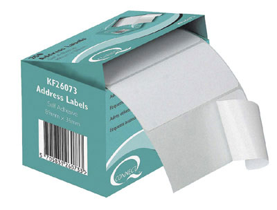 Etichette autoadesive Q-Connect per indirizzo (250 pezzi)