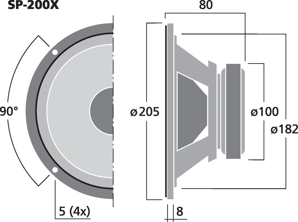 SP-200X - PA Doppio Cono