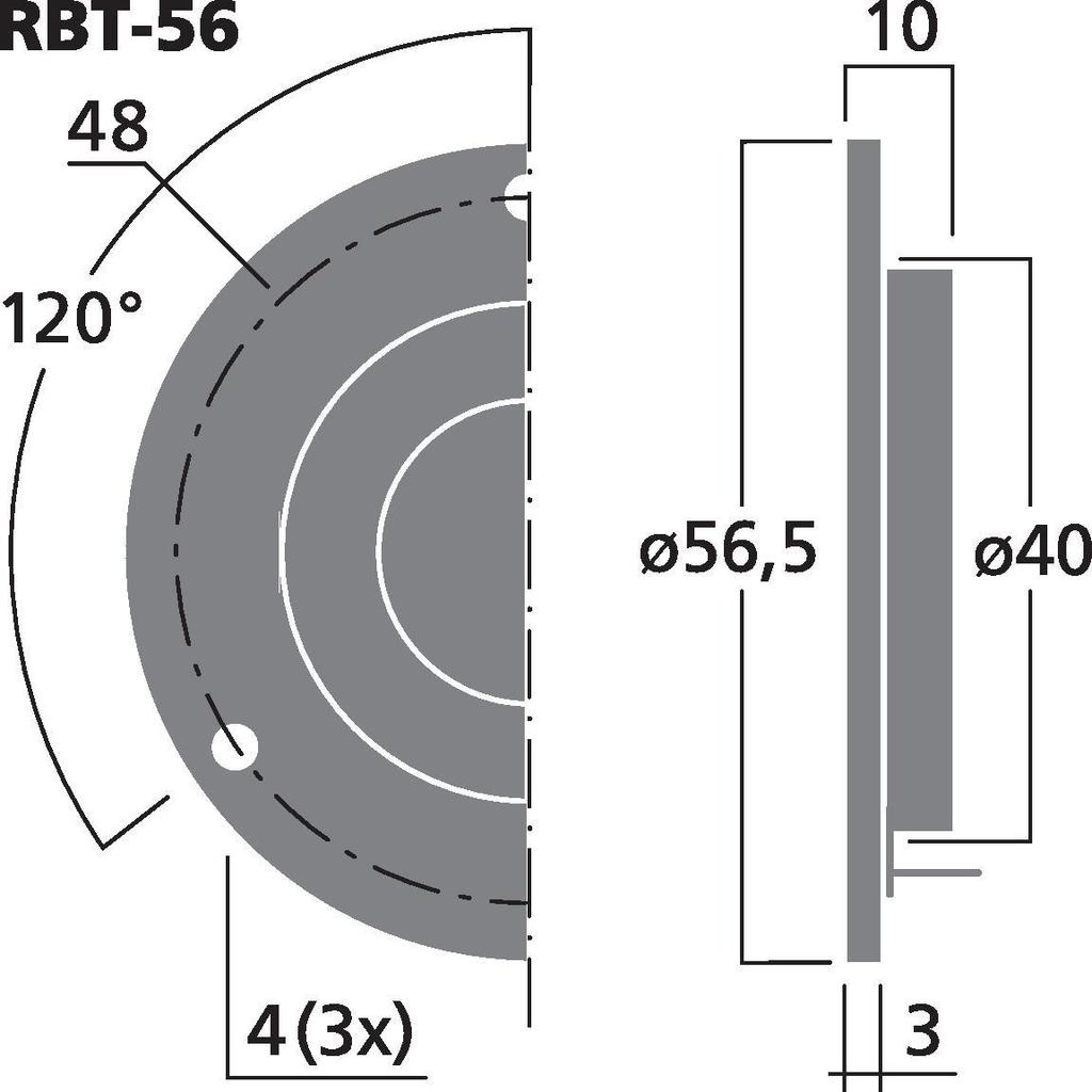 RBT-56 - Tweeter a Nastro HiFi