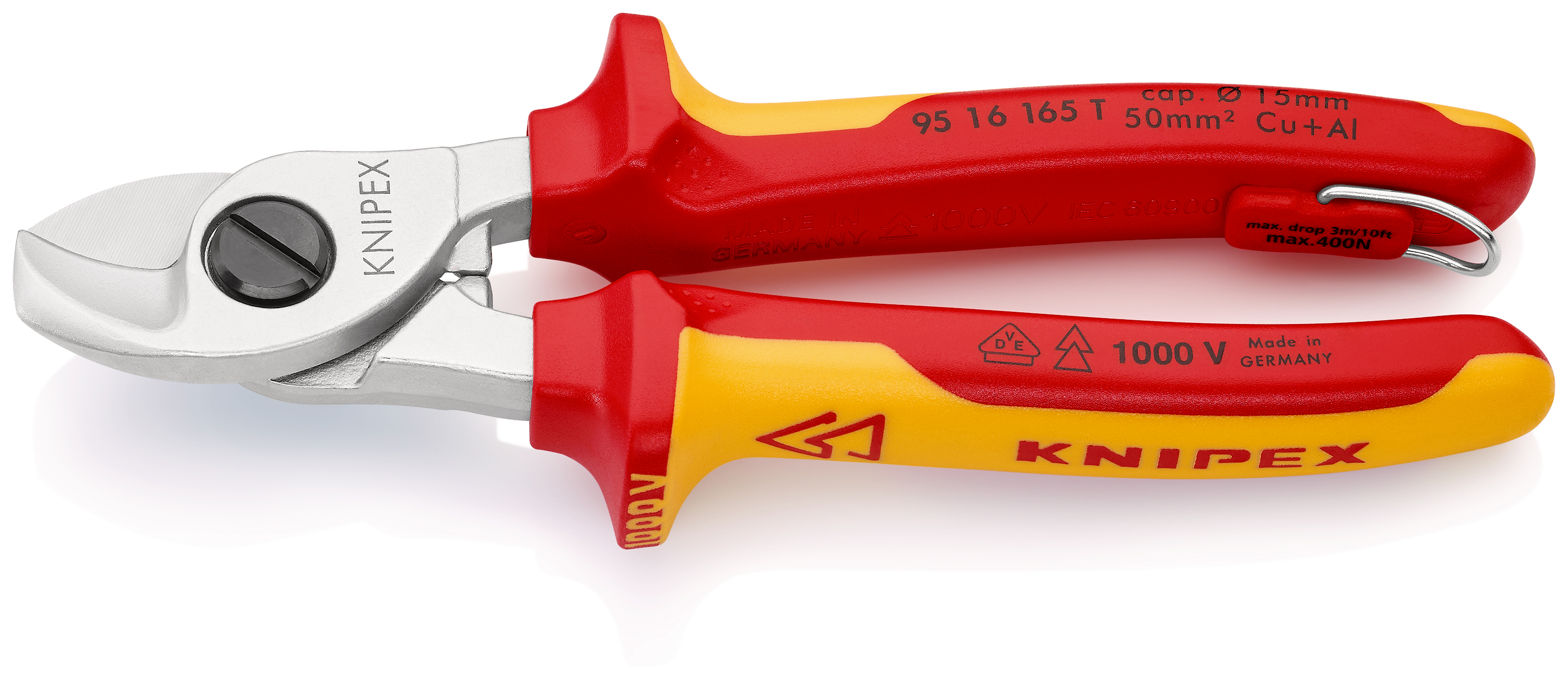 Cesoia per cavi TT 95 16 165 T BK, isolamento a 1000V