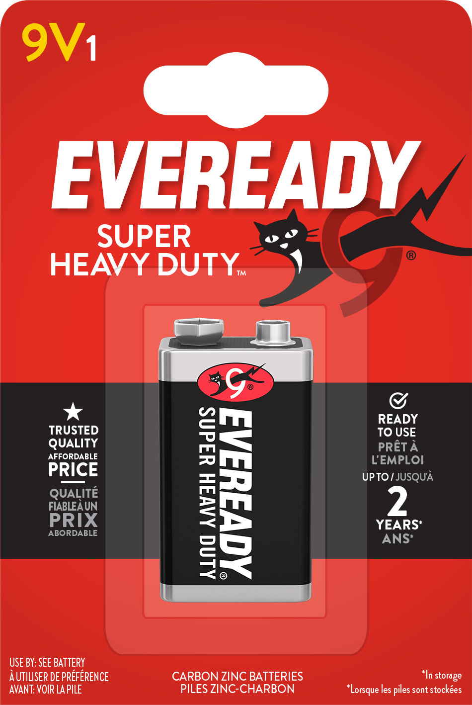 Eveready Super Heavy Duty 9V blister da 1