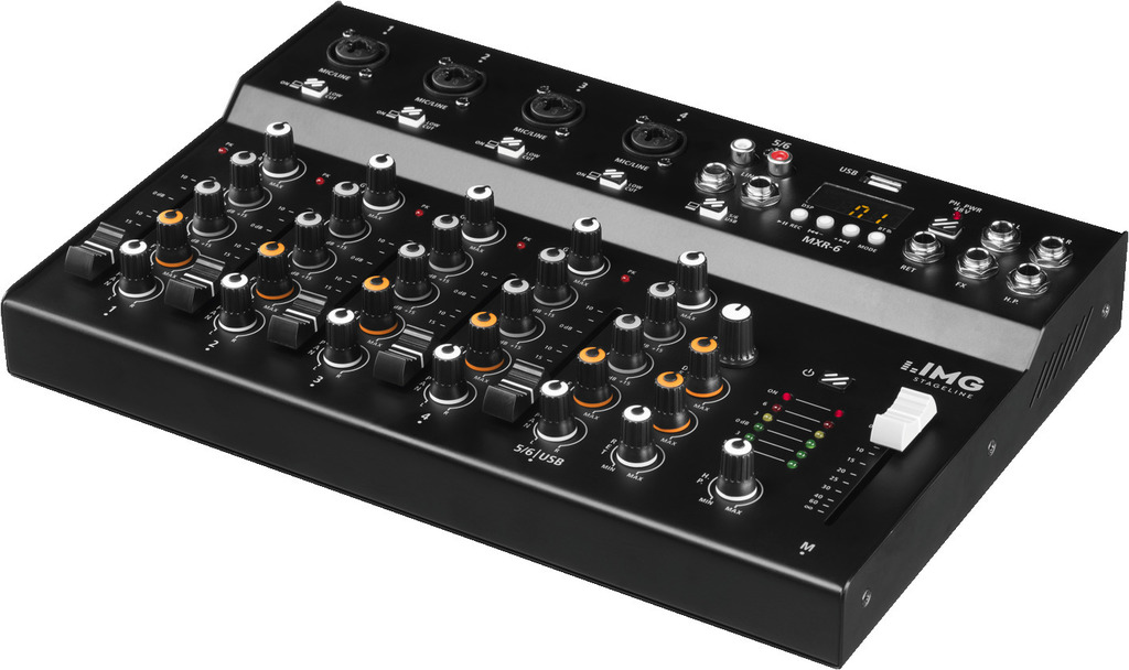 MXR-6 - Mixer Audio a 6 Canali