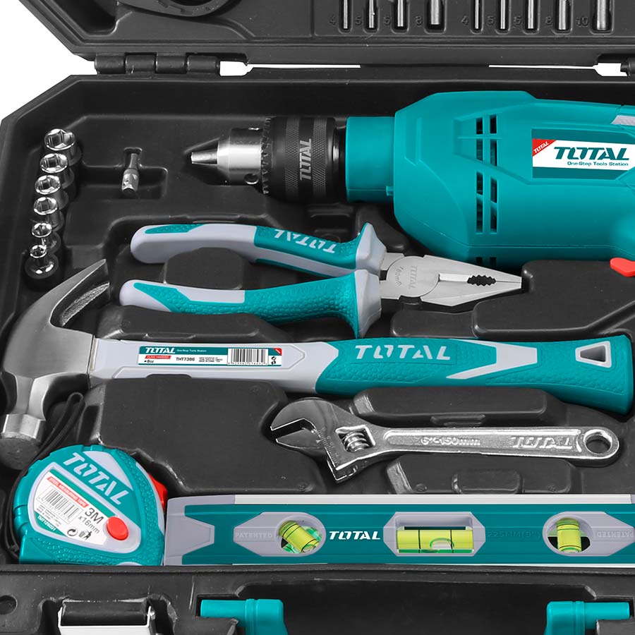 Kit Trapano 650W + 101 Accessori + Valigia - THKTHP1012-3