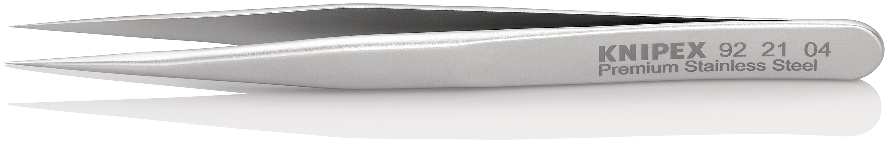 Pinzetta mini di precisione acciaio inox 92 21 04, isolamento a 1000V