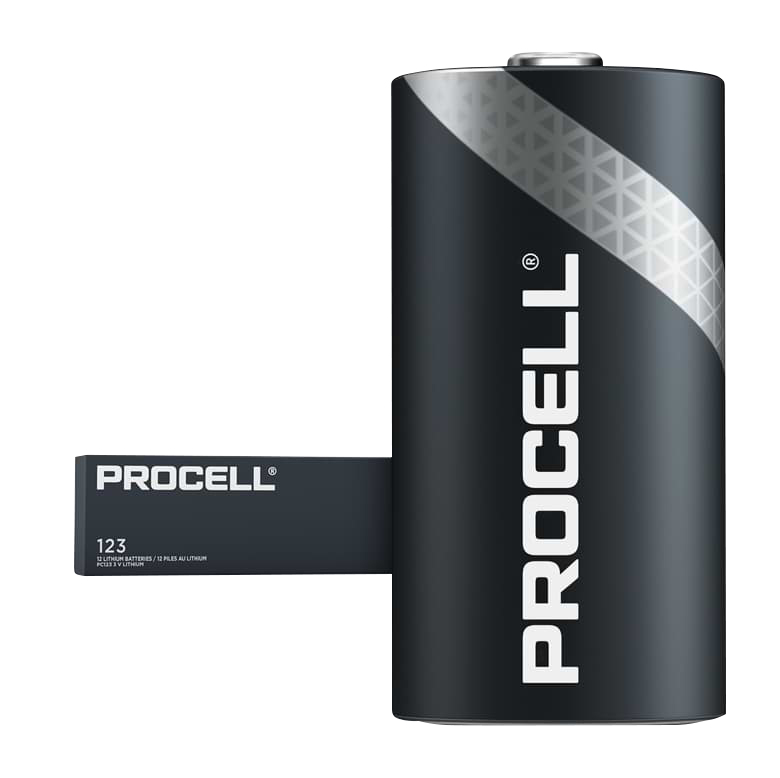 Duracell Procell CR123 in scatola da 10