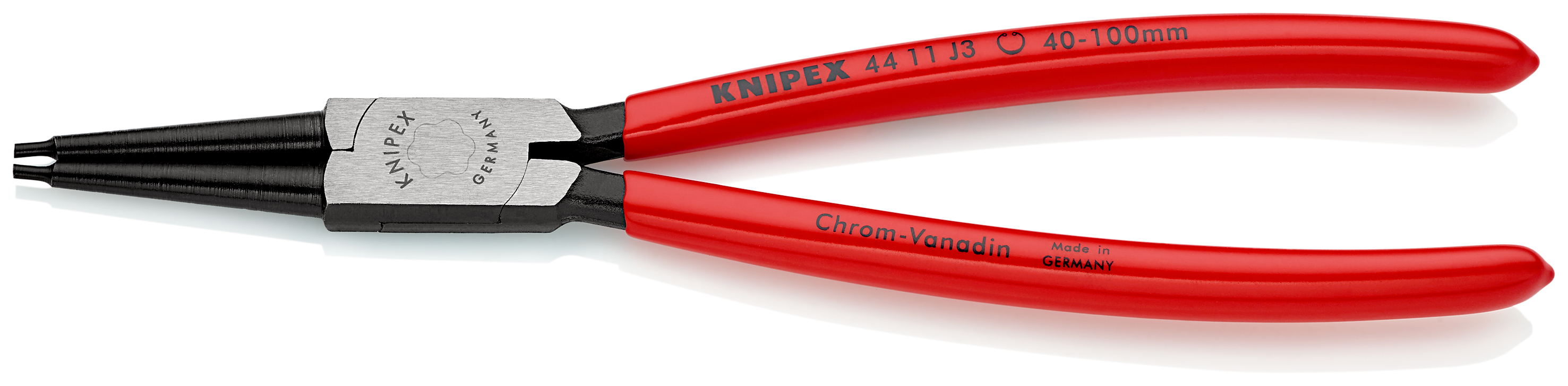 Pinza Knipex dritta, per seeger interni 40-100mm