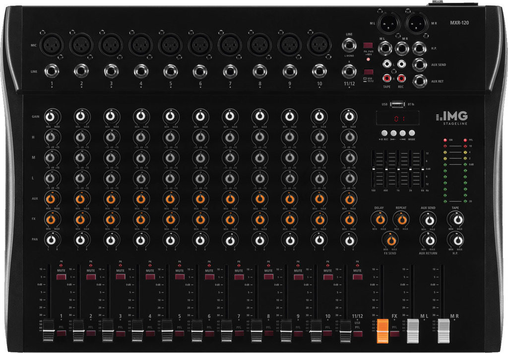 MXR-120 - Mixer Audio a 12 Canali