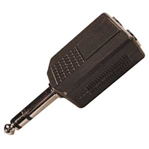 Adattatore Spina St6,35-2 Presa Stereo 6,35 AD/625-I