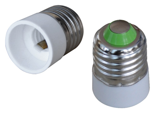 Adattatore portalampade da att. maschio E27 a att. femmina E14 MKC light E27-E14