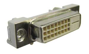 Connettore Femmina Dvi 24+1 A 90° Da Circuito Stampato F/165-I