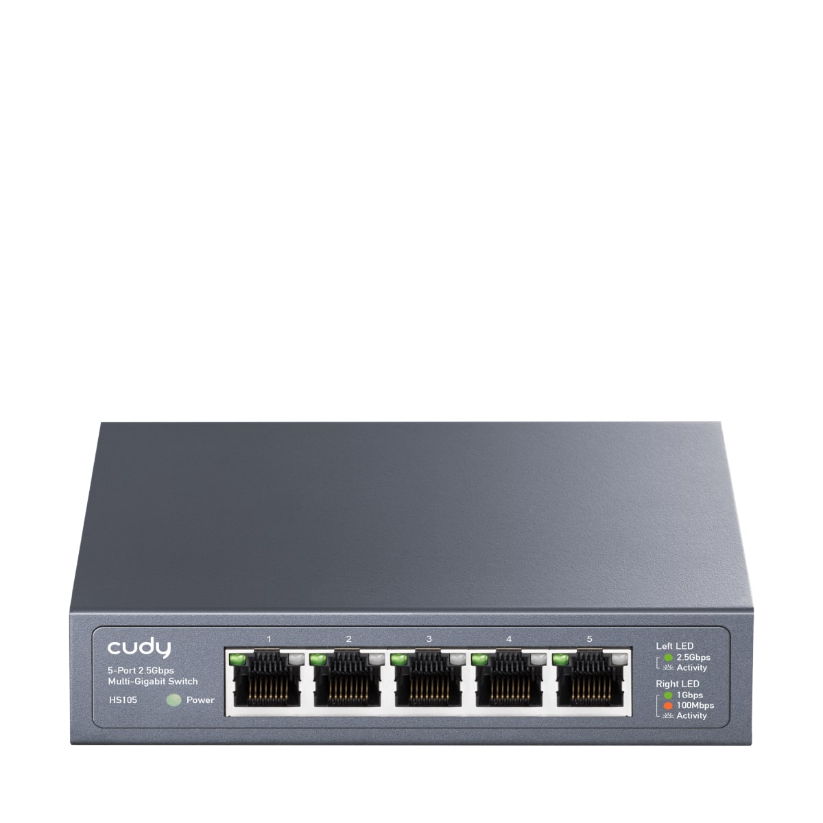 HS105 - 5-Port 2.5G Metal Switch