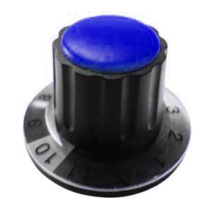 Manopola A Mandrino 36x22 Ø6 Blu MA/1146B