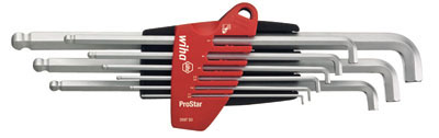 Set 9 pz chiavi a brugola con supporto