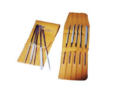 Set 5 pz lime ad ago diamantate (grana media)