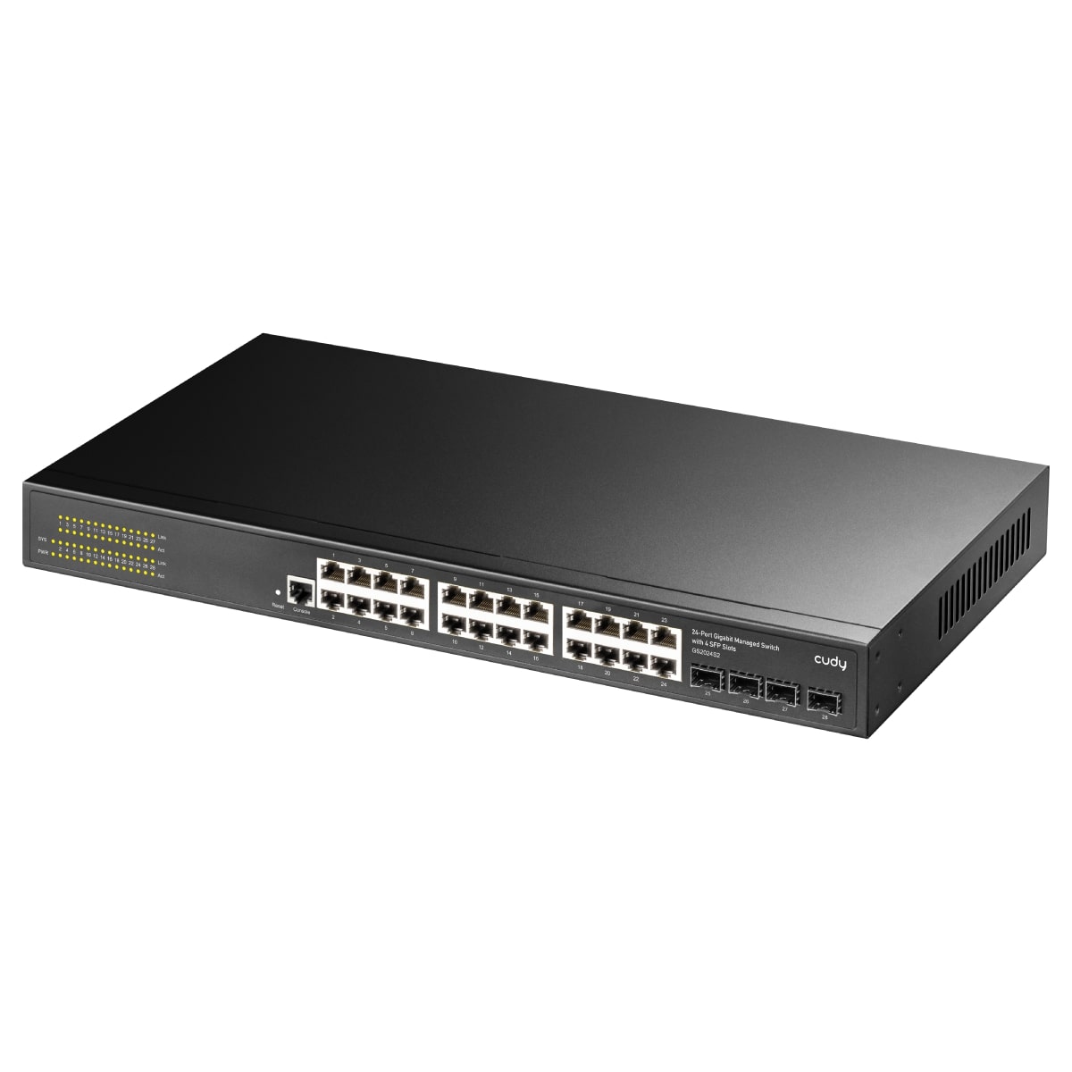 GS2024S2 - 24-Port Layer 2 Managed Gigabit Switch with 4 Gigabit SFP Slots