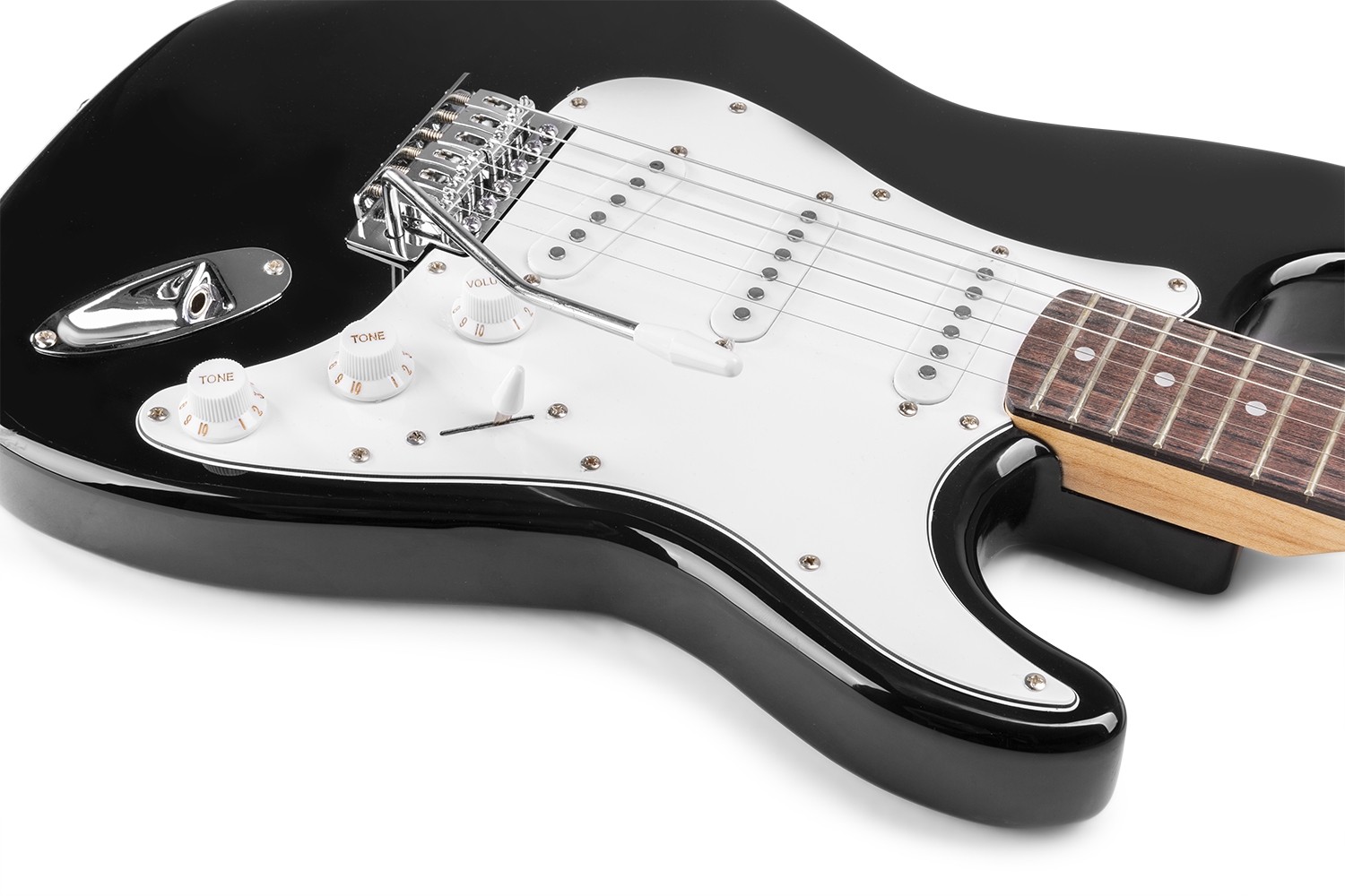 Set Chitarra elettrica + Amplificatore + Accessori Mod.Gig Kit nera
