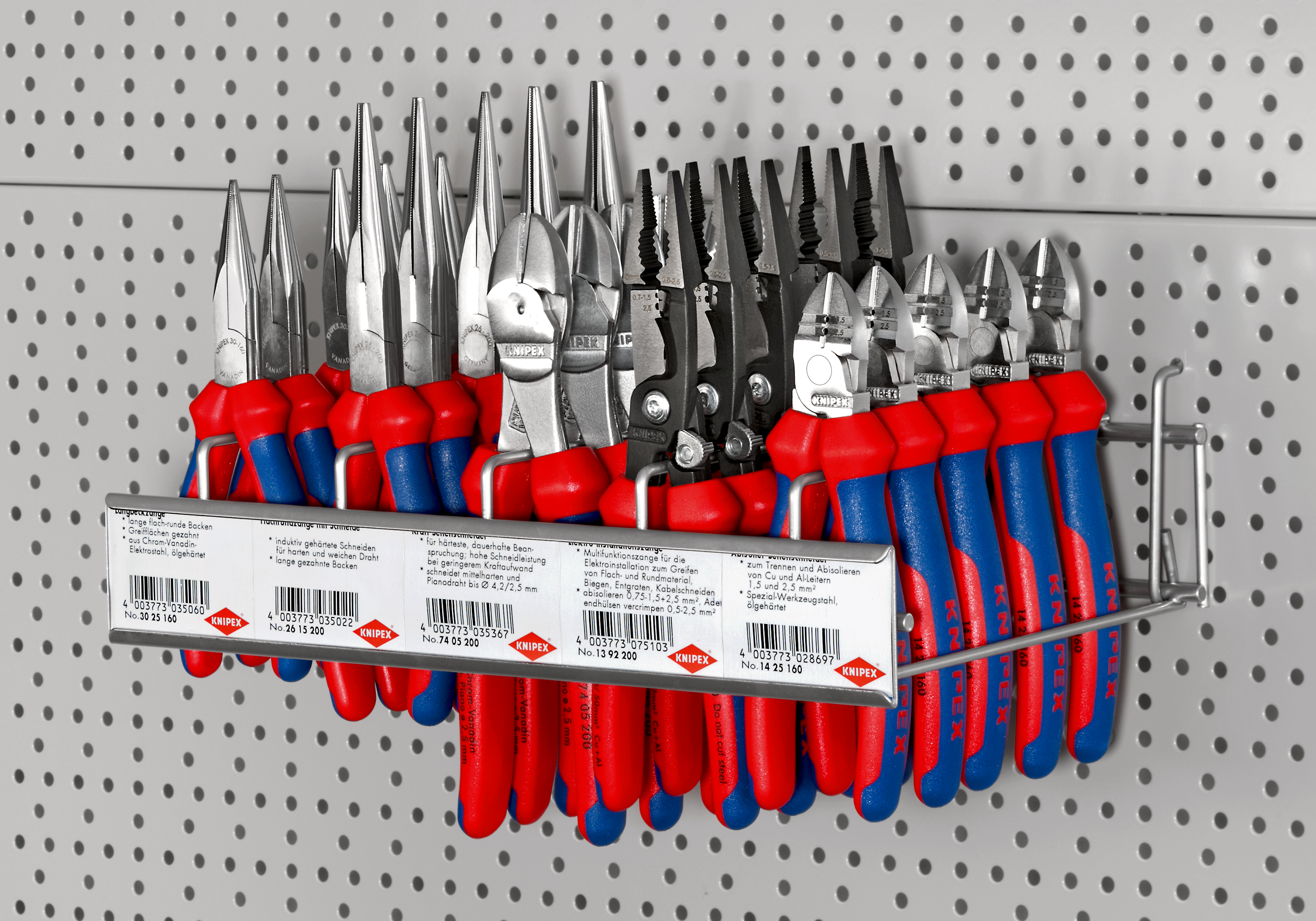 Supporti per pinze per pareti forate 5x6 00 19 34