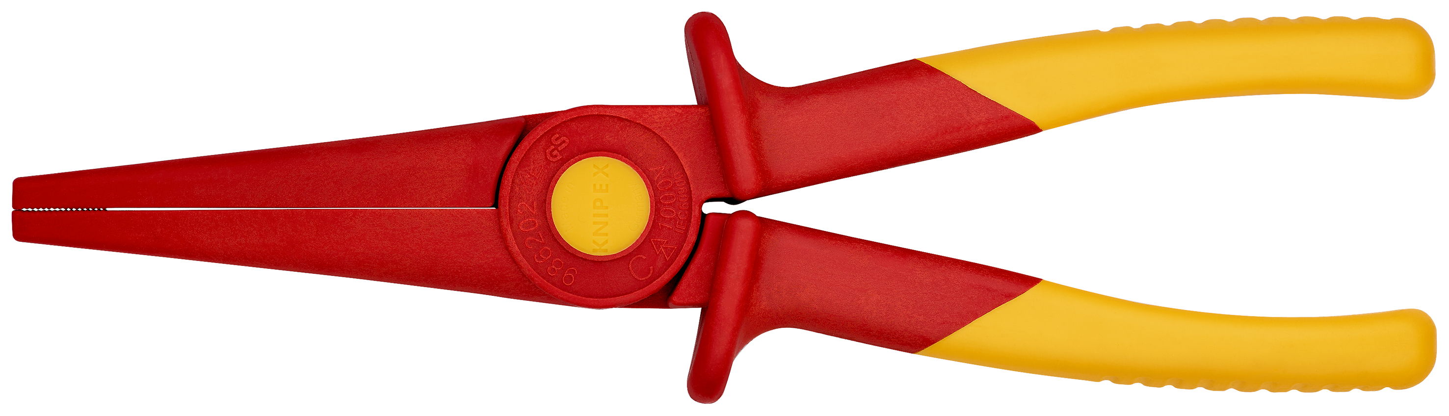Pinza prensile con becchi piatti 98 62 02, isolamento a 1000V