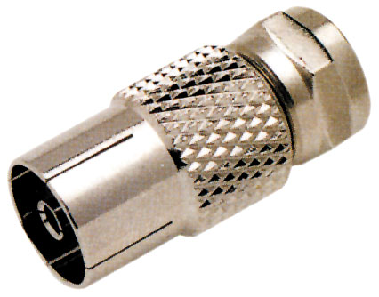 Adattatore f maschio - presa coax 9,5 mm P913/BR