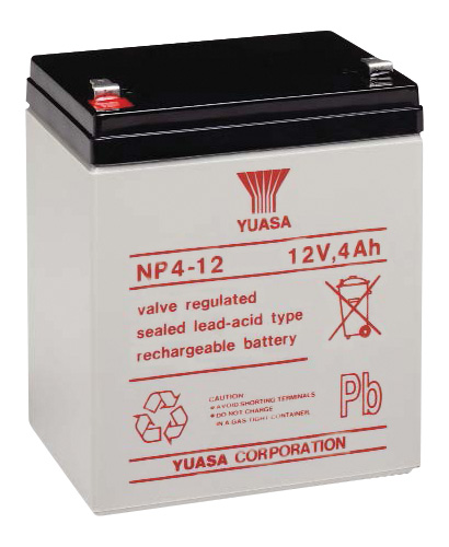 Batteria al piombo ricaricabile 12V 4Ah YUASA