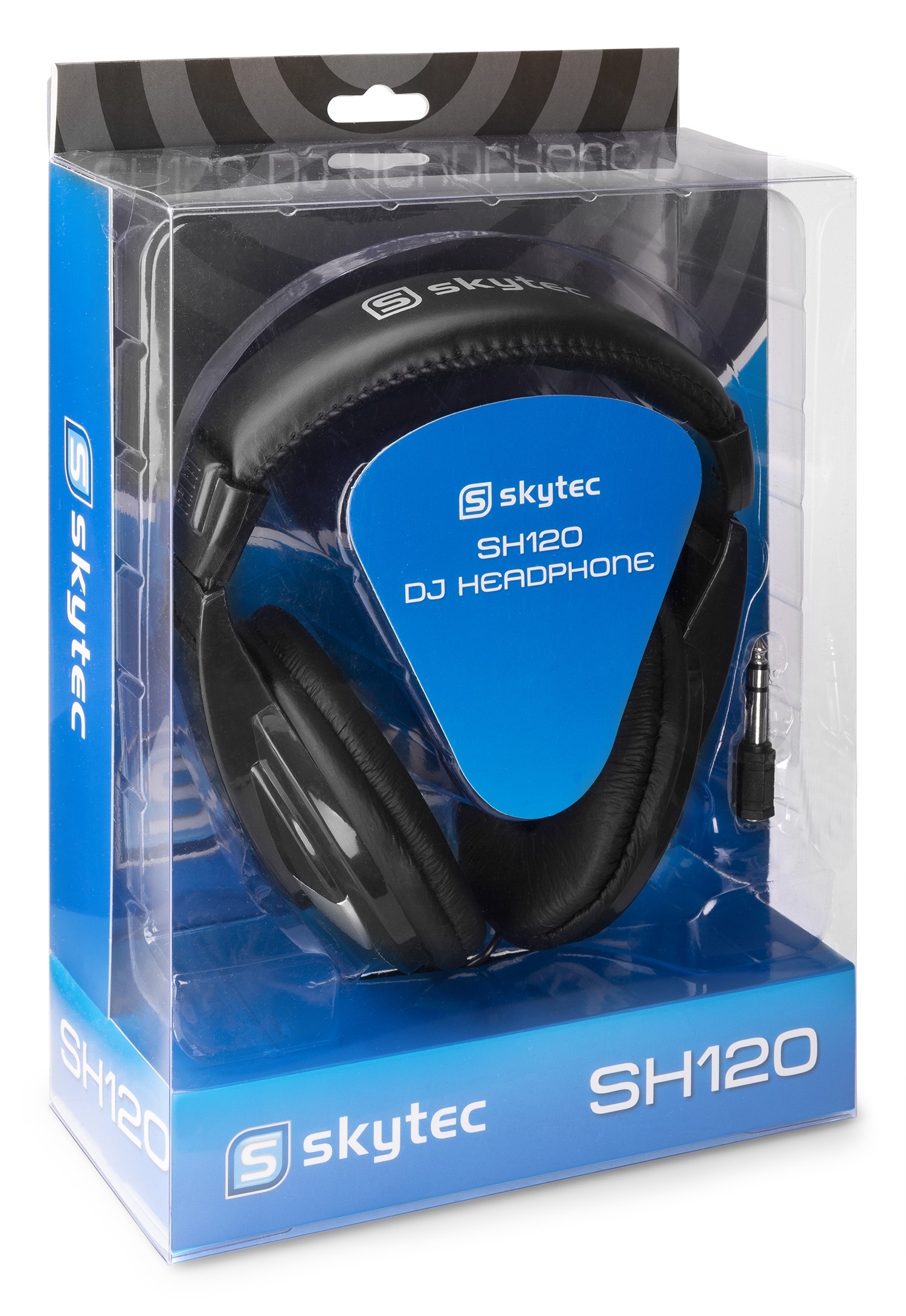 SH120 - Cuffia DJ cablata, 105dB, risposta in frequenza 40-16000Hz, lunghezza cavo 3mt.