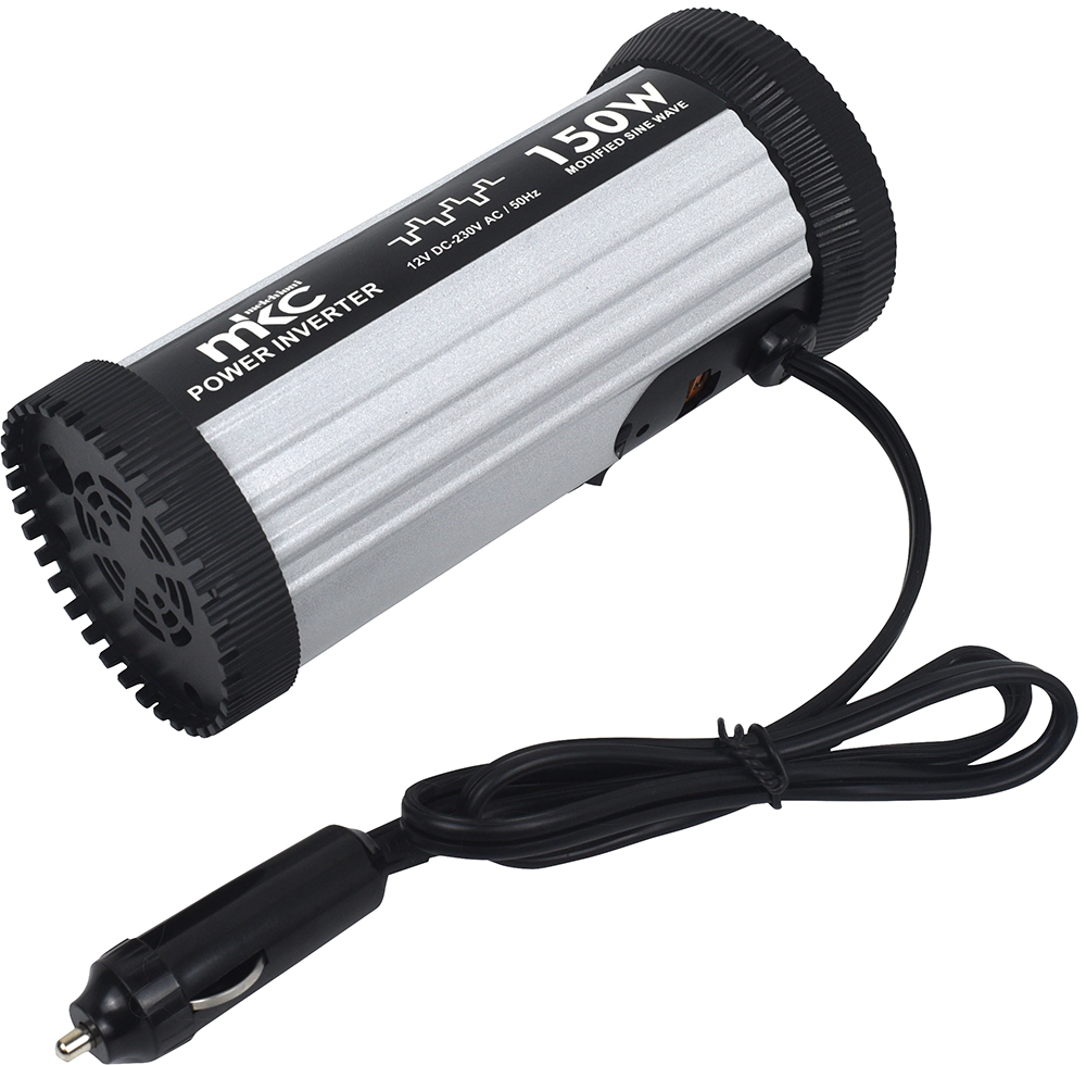 INVERTER MKC-150RS-12-USB 12DC 230VCA 150W USB SOFT START ONDA MODIFICATA