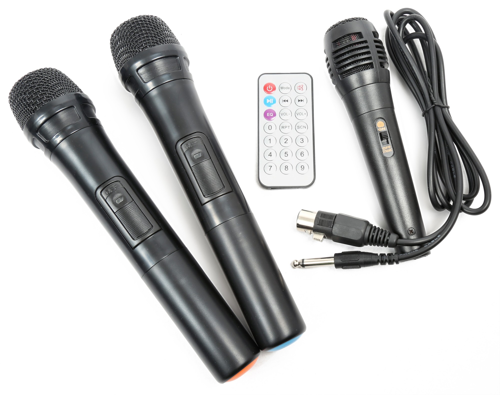 Sistema portatile 2 radiomicrofoni UHF lettore CD/ USB/ BT mod. ST180