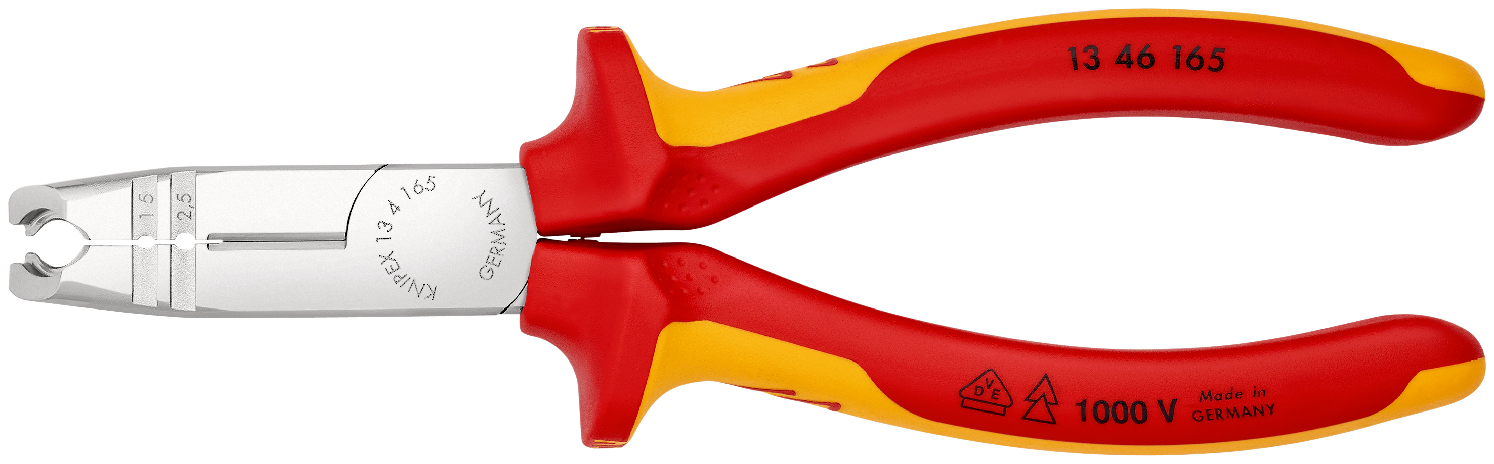 Pinza spelacavi 13 46 165 SB, isolamento a 1000V