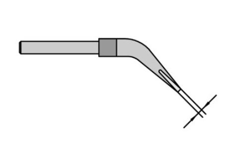 Set punte curve 45° T0054414699 - Weller