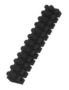 Morsettiera 12P. 6A Imq Nero M/356N-I