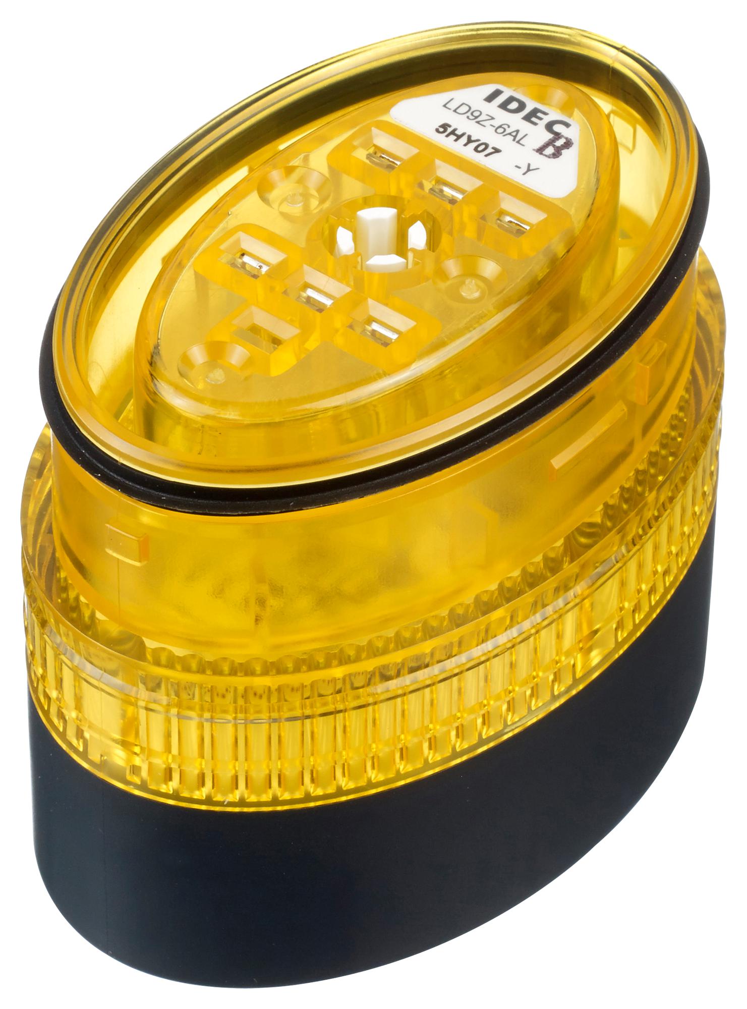 Unita Led Gialla Torretta Nera Ld9Z-6Alb-Y Idec