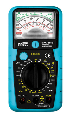 Multimetro Analogico con continuità MKC-365C