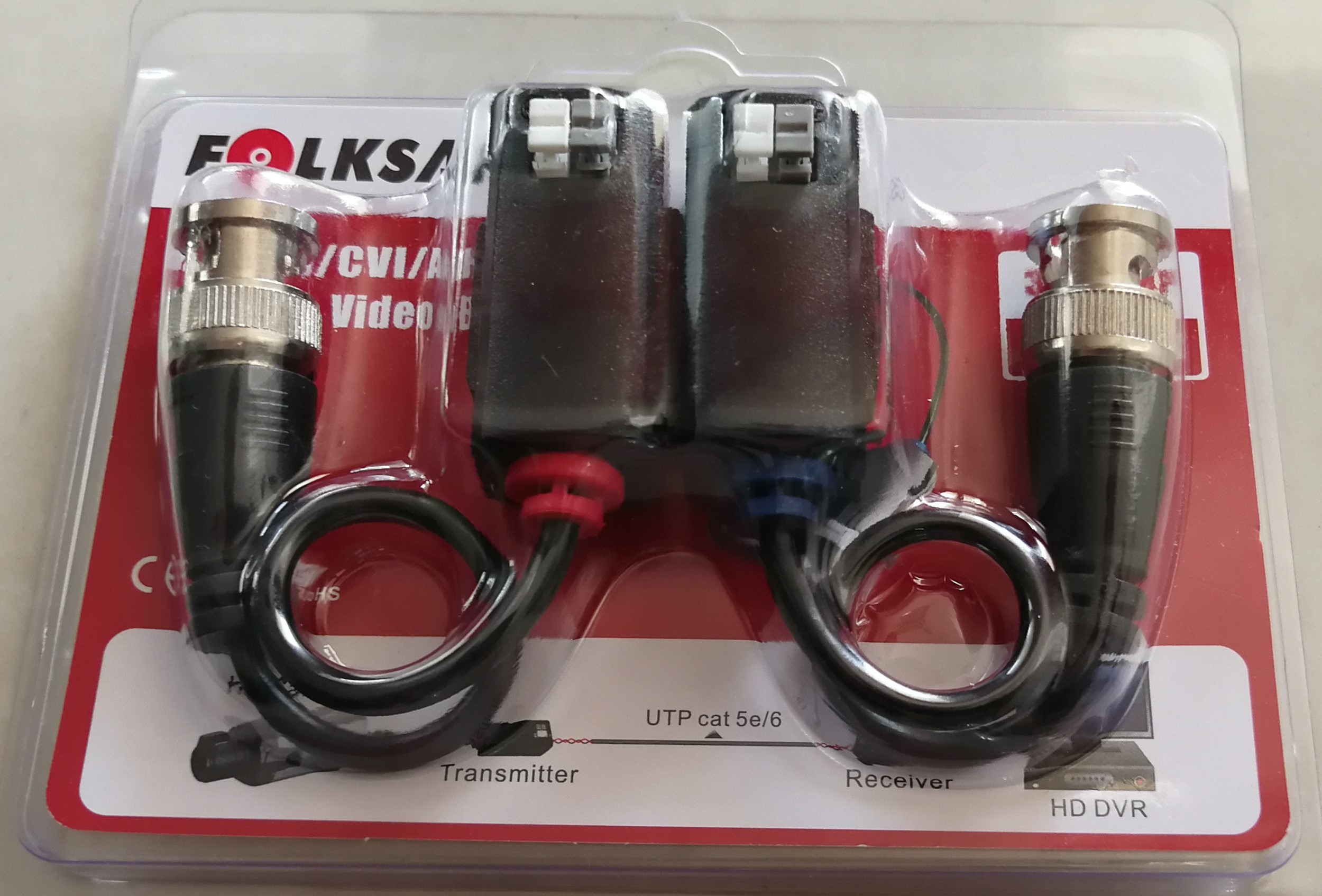 TRASMETTITORE UTPCONV 4IN1 VIDEO BALUN HD - KIT 2 UTPCONV4IN1