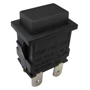 Interruttore A Pulsante Unipolare Nero INT/3043H-C
