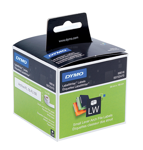 Etichette DYMO® LabelWriter™ Registratori piccoli Bianco - 38 x 190 mm