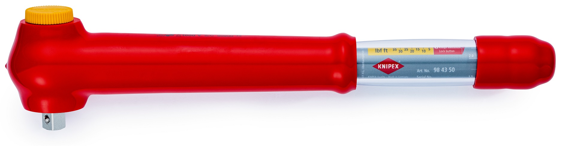 Chiave dinamometrica 98 43 50, isolamento a 1000V