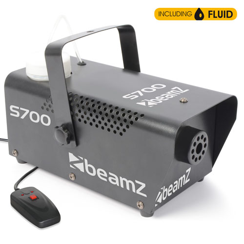 Macchina crea fumo c telecomando e fluido, 700W serbatoio da 250ml. S700 160.438